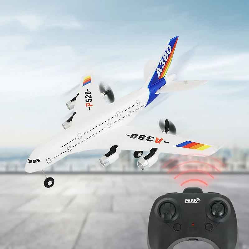 Aeromodelo de Controle Remoto Park® Airbus A380 2.4Ghz 2Ch + Bateria Extra