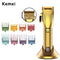 Máquina de Corte de Cabelo s/ Fio Kemei® Professional Gold