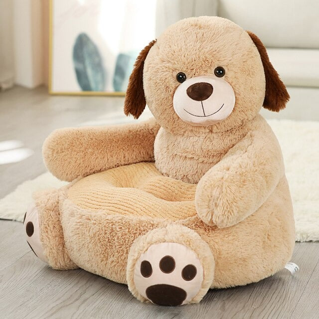 Baby Seat ® Sofá Urso Puff de Pelúcia para Crianças 50cm