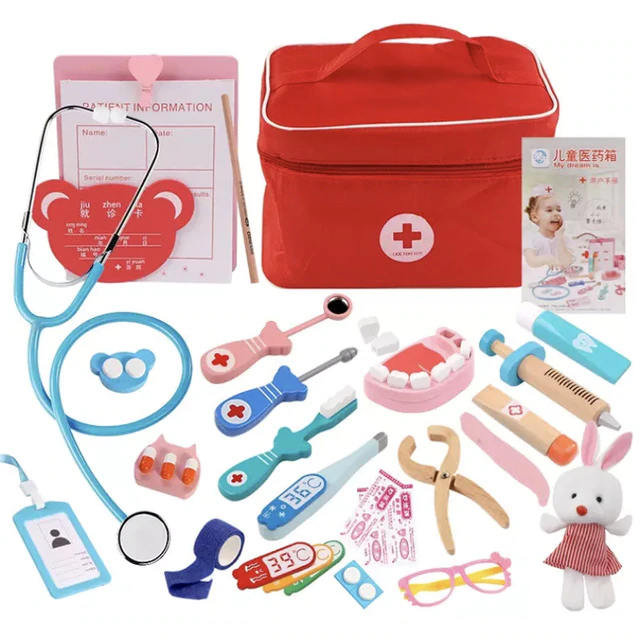 Play Doctor ® - Brinquedo Educacional Kit Medicina