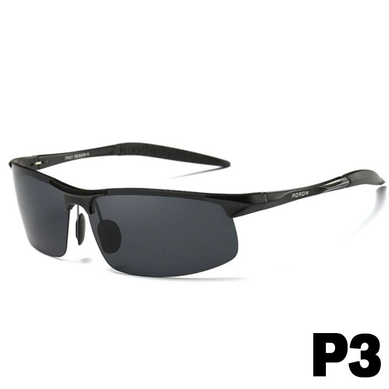 Óculos de Sol AORON Classic c/ Lente Colorida Polarizada UV400 Protection