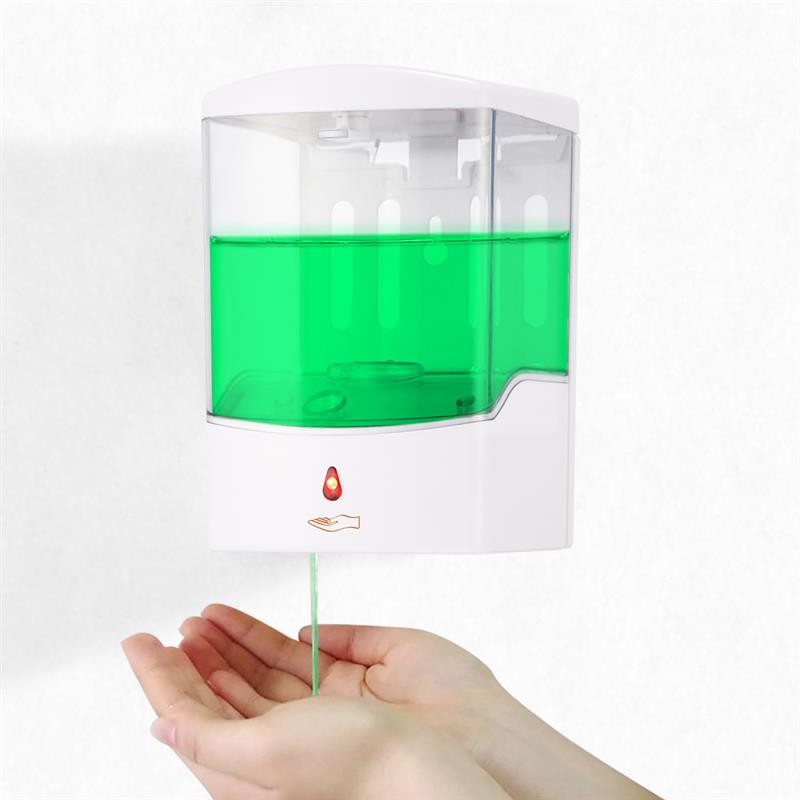 Dispenser para Álcool Gel de Parede com Sensor Automático 600 ml