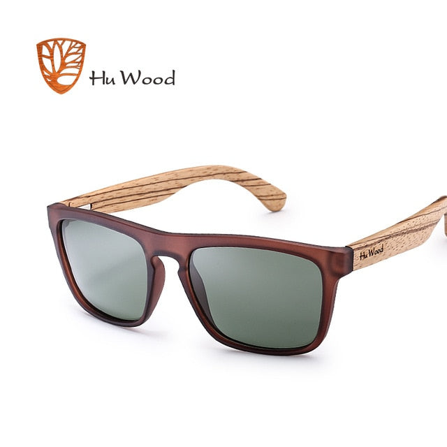 Óculos de Sol HuWood® Design em Bambu Lente Polarizada Proteção UV400