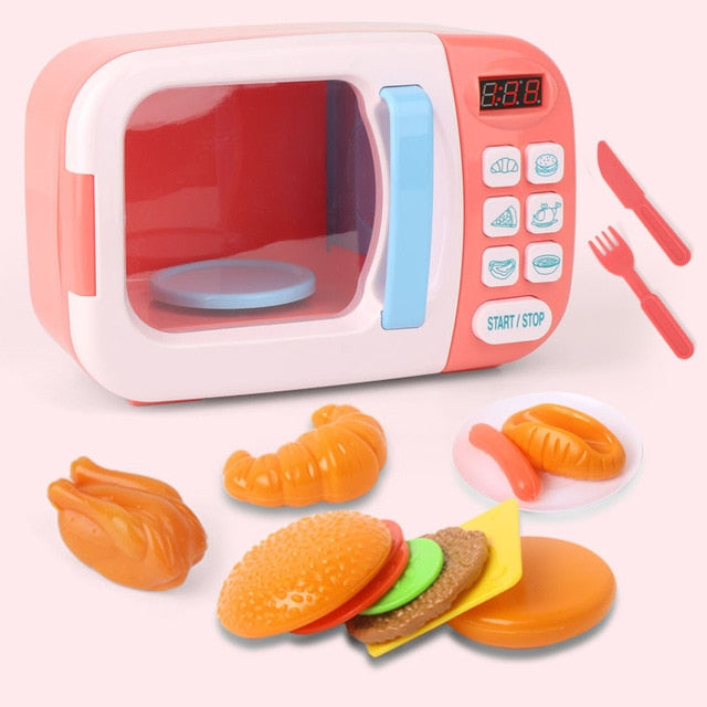 Chef® Microondas e Alimentos de Brinquedo (31 peças + Microondas)