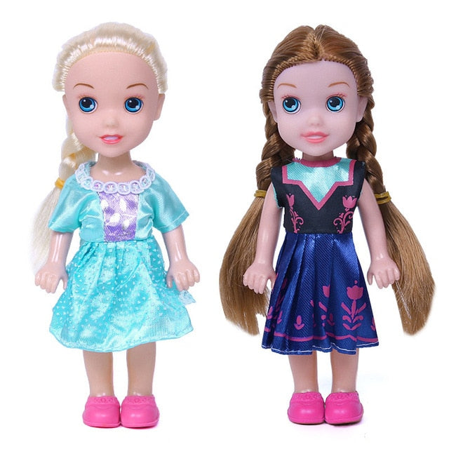 Bonecas Anna e Elsa de Frozen + Brinde Olaf