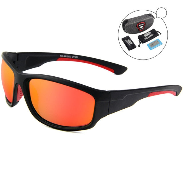 Óculos Polarizado QUESHARK® Black UV Protection + Acessórios