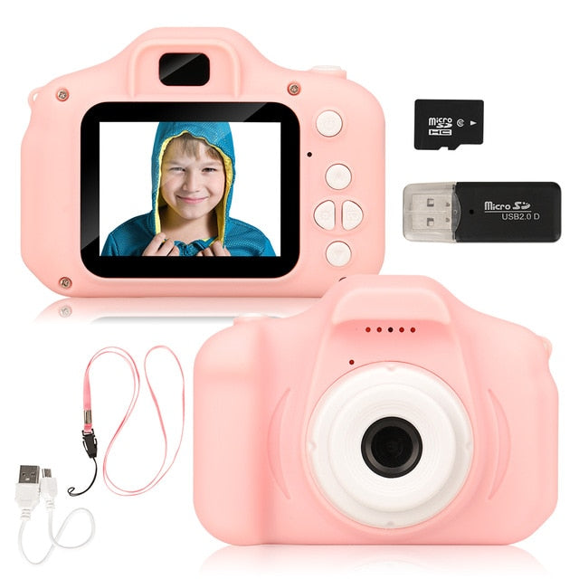 FotoKids® Câmera Infantil - Brinde Cartão de Memória 32gb + Pendrive