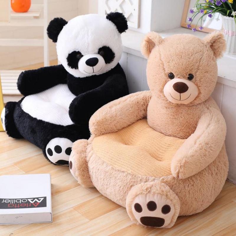 Baby Seat ® Sofá Urso Puff de Pelúcia para Crianças 50cm