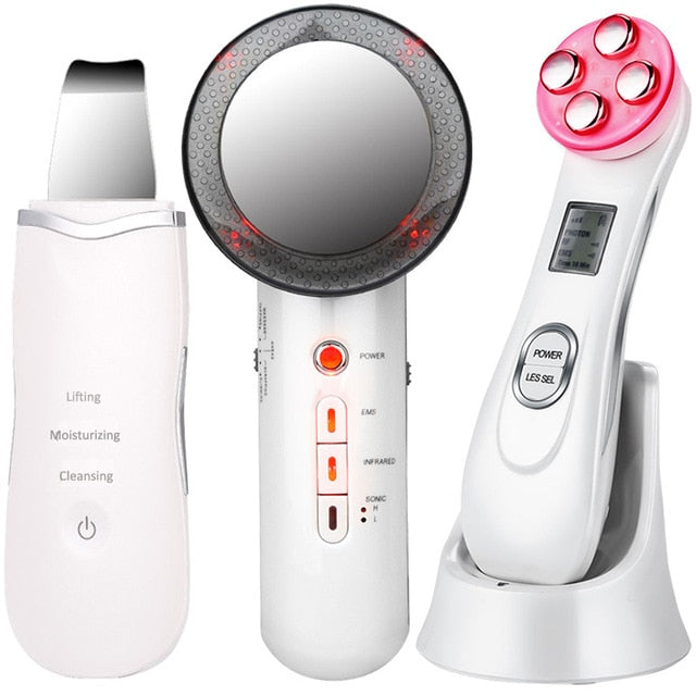 Kit Beauty Skin ® - Lipocavitação + Fototerapia LED + Lifting - 3 Itens