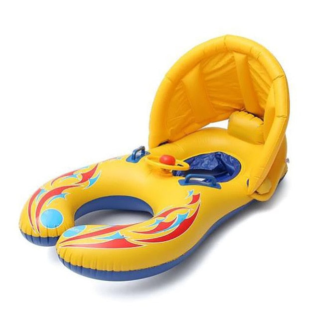 Aquamania® Bote para Bebês e Papais com Proteção Solar