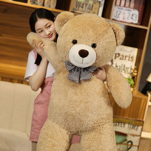 Urso de Pelúcia Teddy com Laço (130cm)