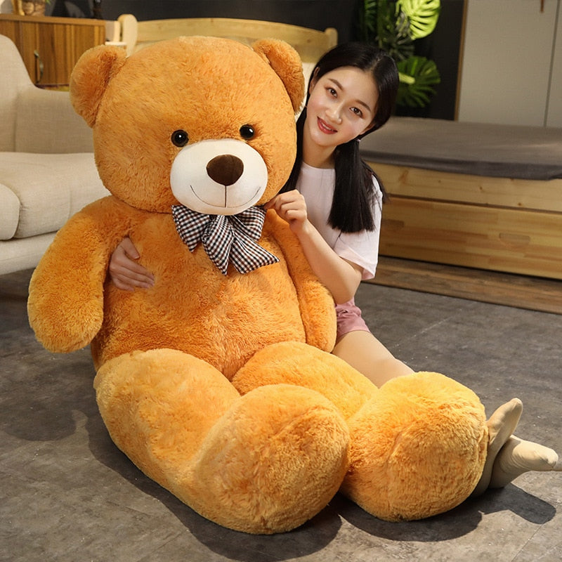 Urso de Pelúcia Teddy com Laço (130cm)