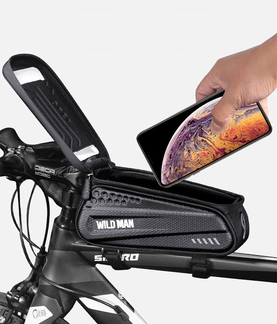 WILD MAN ® - Case a prova d'agua com Compartimento para Celular Acessórios Bike