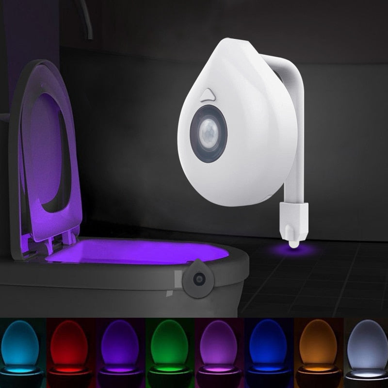 LED Toilet - Lâmpada para Vaso Sanitário - 8 Cores Diferentes