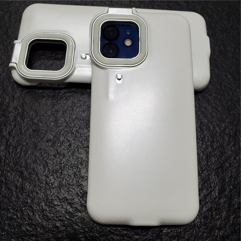 Capinha Case Digital c/ Ring Light Led Automática Iphone