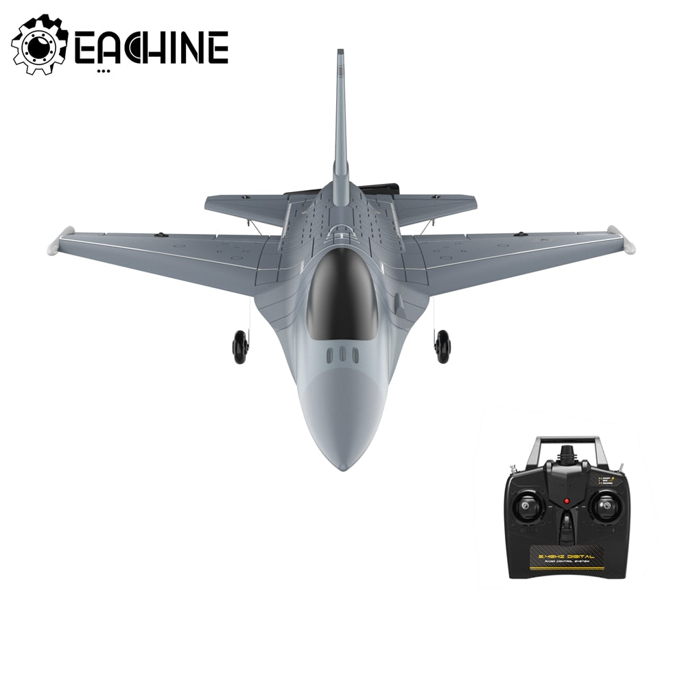 Aeromodelo de Controle Remoto Eachine® F16 Falcon 2.4Ghz 4Ch + Bateria Extra