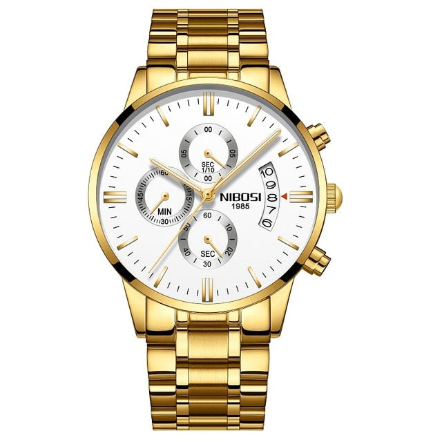 Relógio de Pulso Nibosi® 2309 Golden Watch