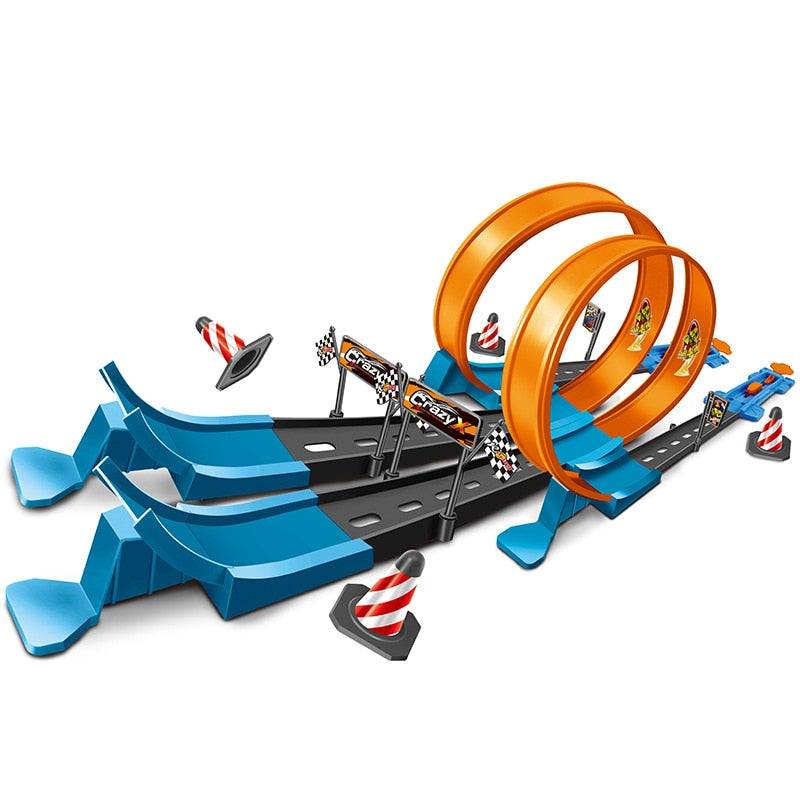 Pista Super Loop Tipo Hotwheels Lançamento p/ Carrinhos